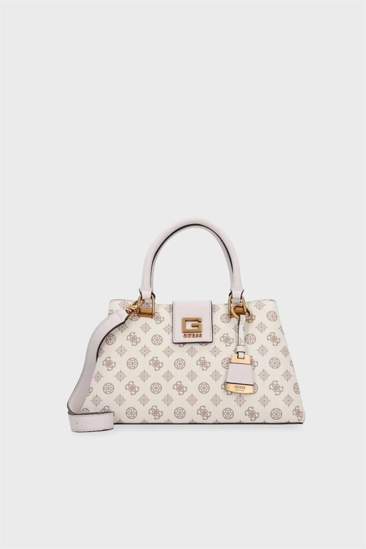 ALVA KADIN EL ÇANTASI HWPB8676060-Krem Logo 