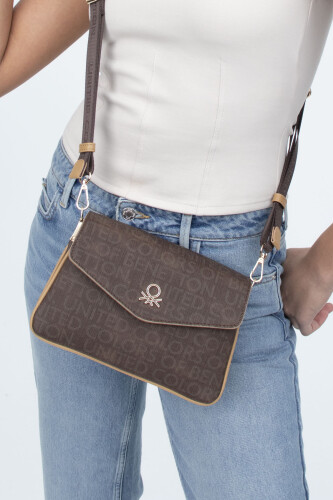 Benetton Kadın Çapraz Çanta - Kahve Camel 