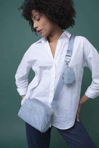 Benetton Kadın Çapraz Çanta - Mavi 