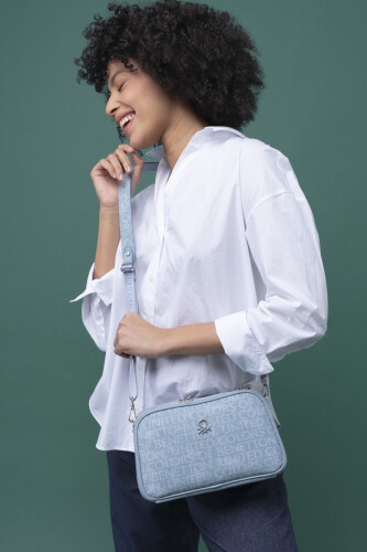 Benetton Kadın Çapraz Çanta - Mavi 