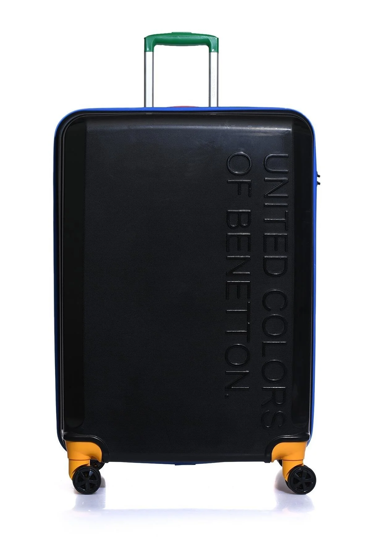 Büyük Boy Çekçekli Sert Valiz 14BNT300-01-Siyah 