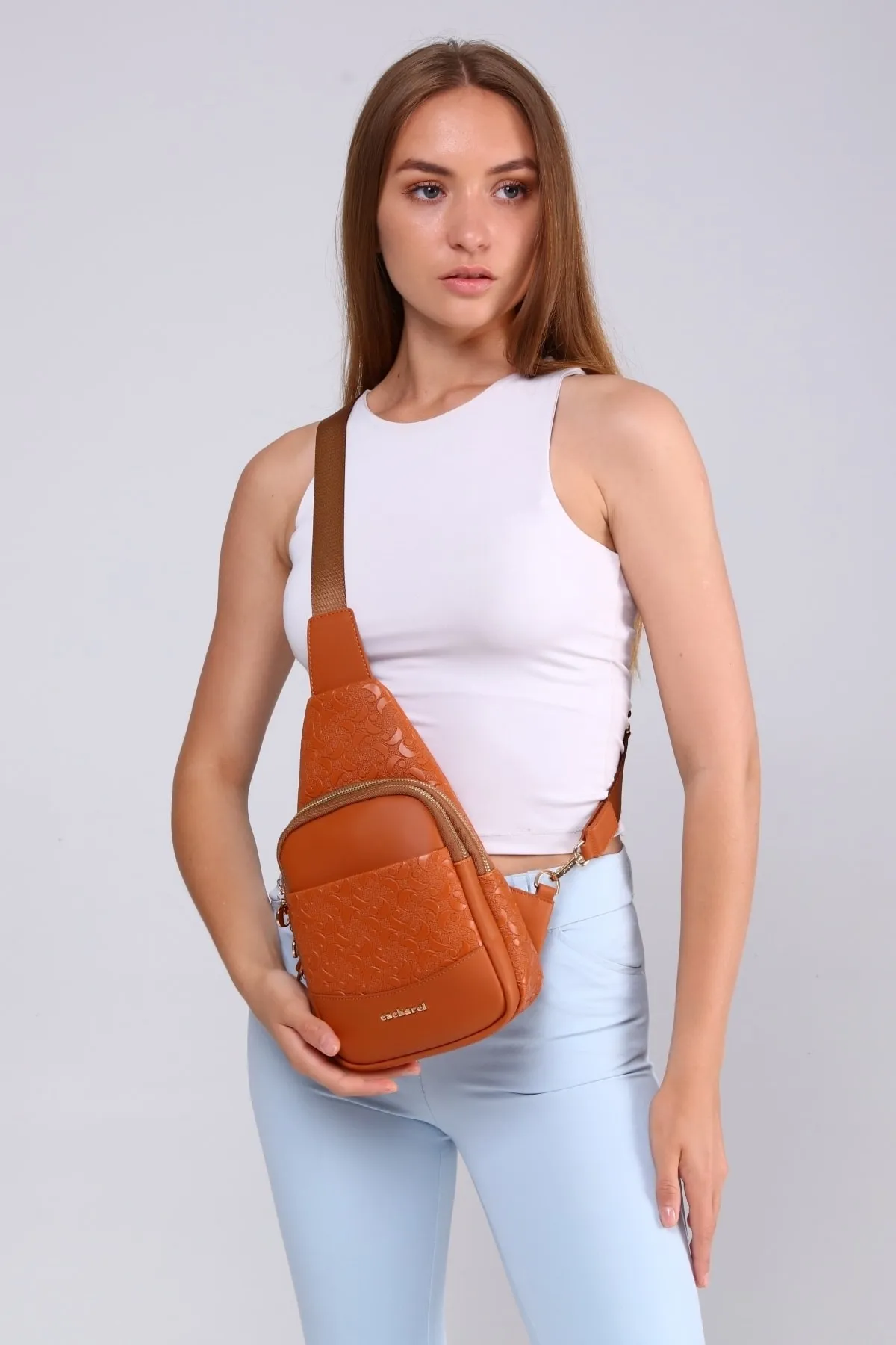 CACHAREL KADIN BODY ÇANTA-C-036-TABA 