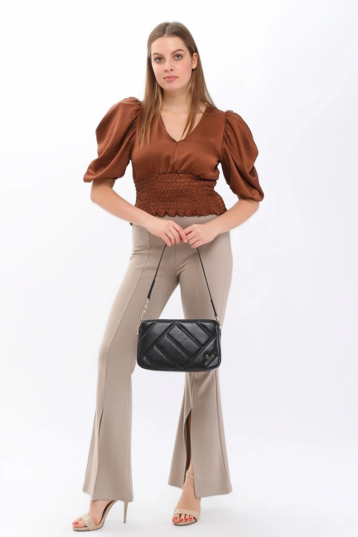 CACHAREL KADIN OMUZ ÇANTASI-C-070-SİYAH 