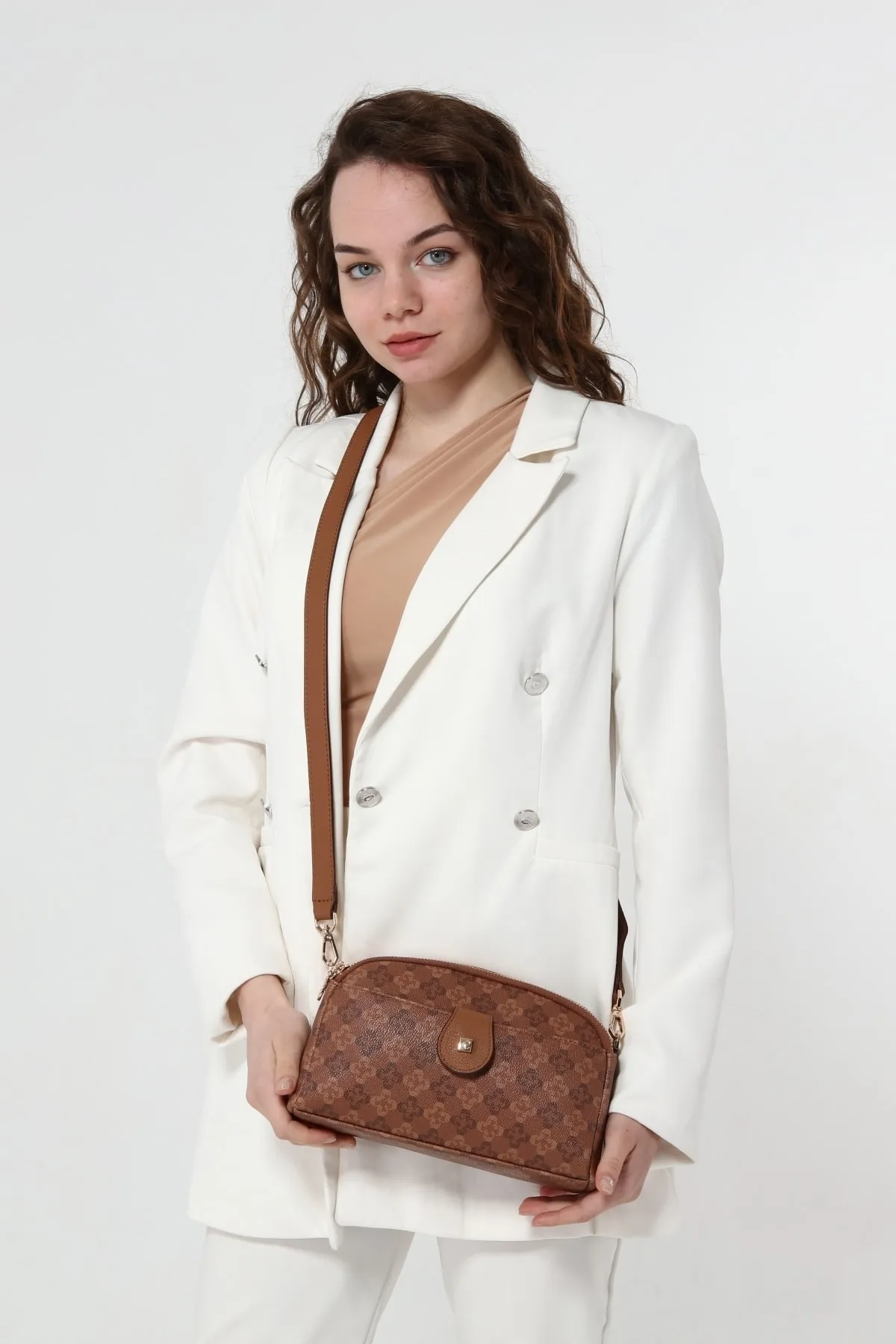 CACHAREL KADIN OMUZ ÇANTASI-C-075-TABA 