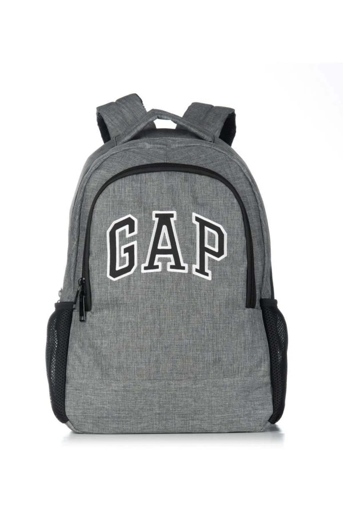 ÇİFT BÖLME SIRT ÇANTASI-GRİ MELANJ 