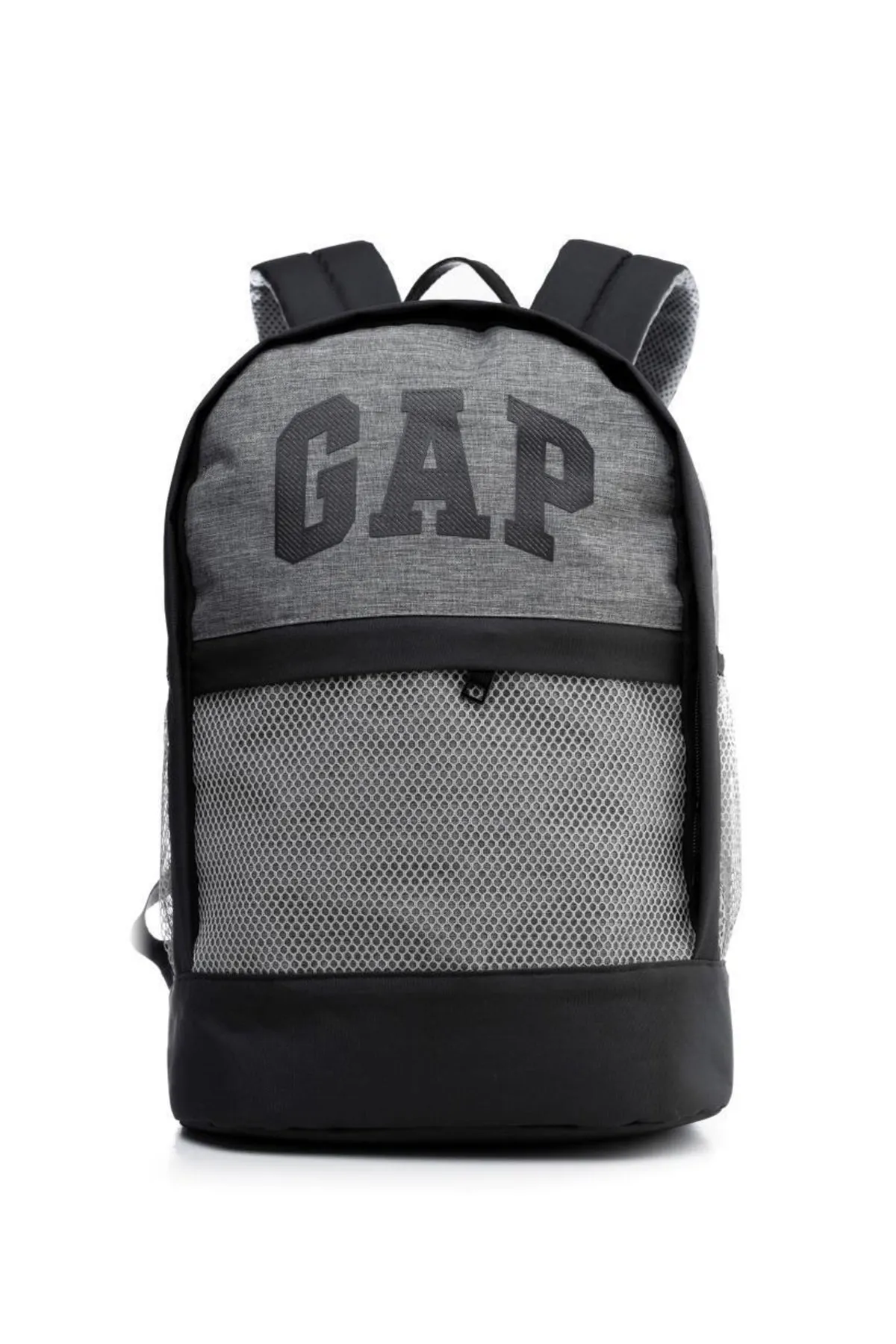 ÇİFT BÖLME SIRT ÇANTASI-GRİ-SİYAH 