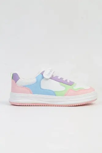 Çocuk Spor Ayakkabı-Pudra 