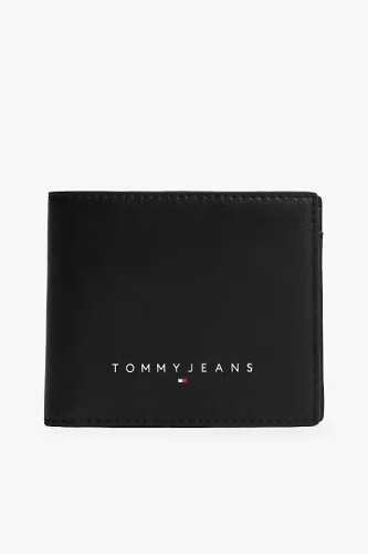 Erkek Bozuk Para Cepli Katlanır Cüzdan - Siyah - Tommy Hilfiger
