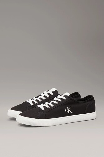 Erkek Ck Canvas Sneakers - Siyah 