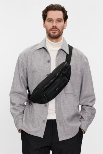 Erkek Ck Essential Bel Çantası - Siyah 