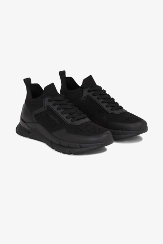 Erkek Ck Low Top Lace Up Sneakers - Siyah 