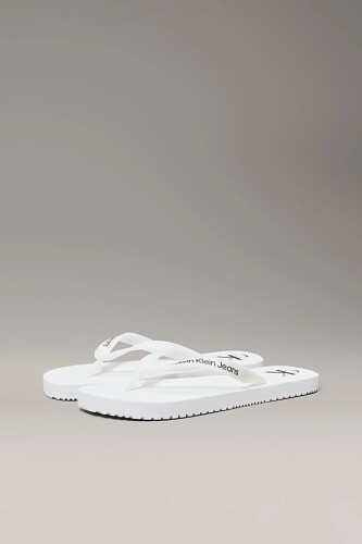 Erkek Ck Plaj Terliği - Beyaz 