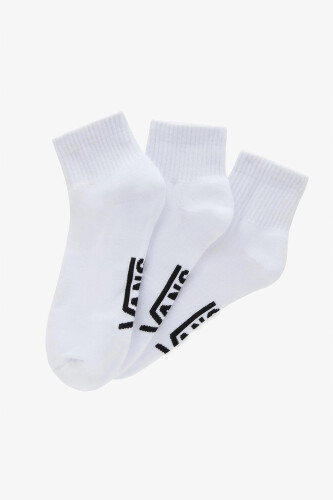 Erkek Classic Ankle 3'lü Paket Kalın Çorap - Beyaz 