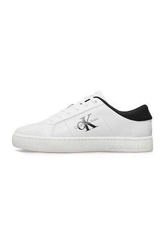 Erkek CLASSIC CUPSOLE LOW LACEUP LTH Sneaker-Beyaz 