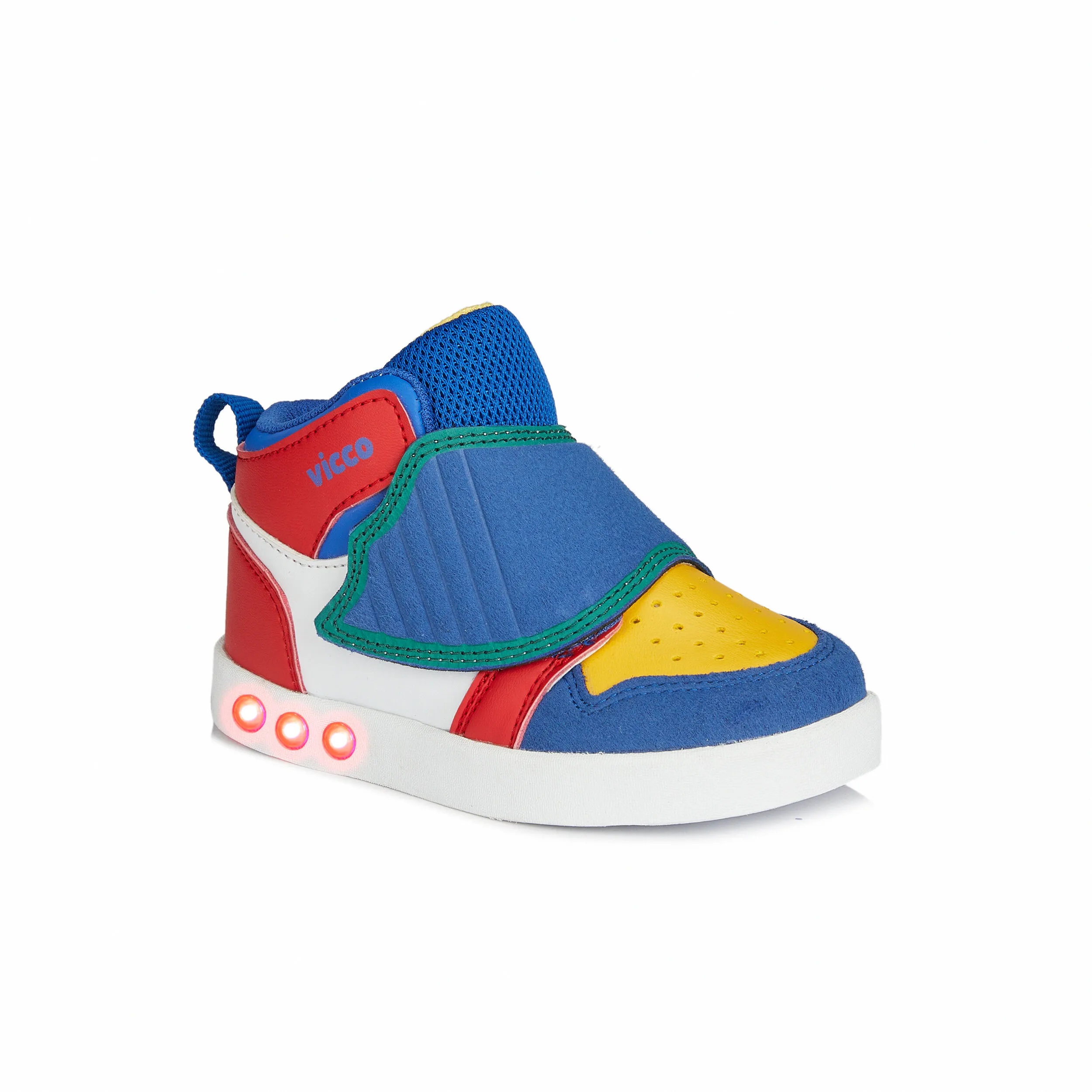 Erkek Çocuk Ufo Bebe Işıklı Spor Ayakkabı-Saks Mavi 