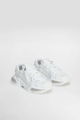 Erkek Çok Malzemeli Chunky Sneakers - Beyaz - Dolce&gabbana