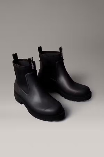 Erkek Combat Tabanlı Yağmur Botu - Siyah 