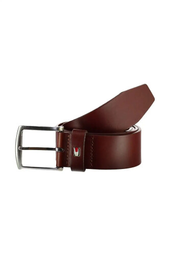 Erkek Denton Kemer - Koyu Kahverengi 