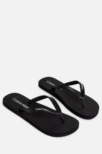 Erkek FLIP FLOP RUBBER Parmak Arası Terlik - Siyah - Calvin Klein