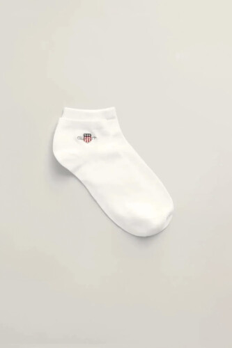 Erkek Gant Logolu Çorap - Beyaz 