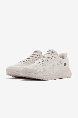 Erkek Hands Free Slip-ins: BOBS Squad Chaos Spor Ayakkabı - Krem - SKECHERS