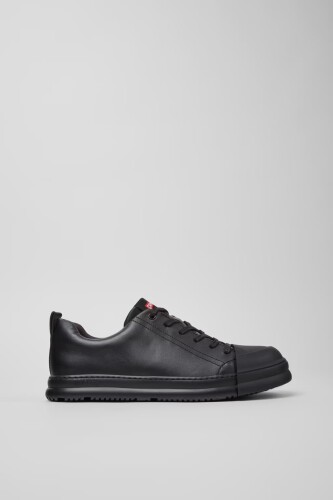 Erkek Junction Runner Deri Sneakers - Siyah - Camper