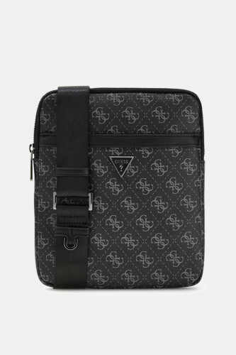 Erkek Milano Çapraz Askılı Çanta - Siyah 