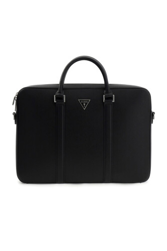 Erkek Milano Evrak Çantası - Siyah - Guess