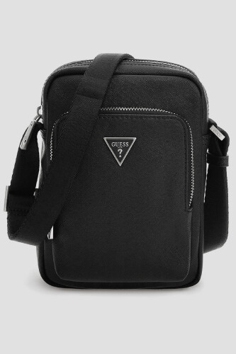 Erkek Milano Omuz Çantası - Siyah 