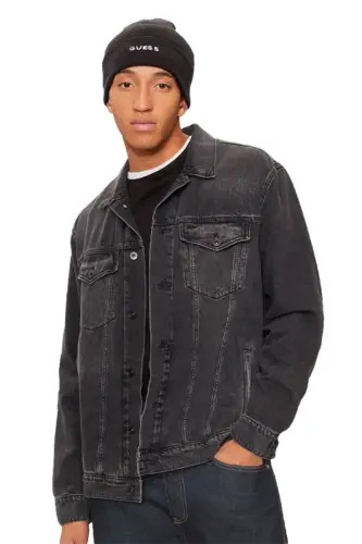 Erkek MITO Guess Yazılı Bere - Siyah 