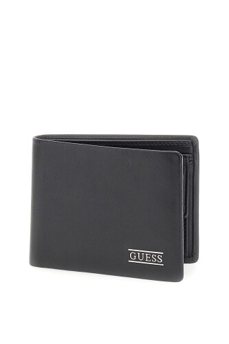 Erkek New Boston Deri Cüzdan - Siyah 