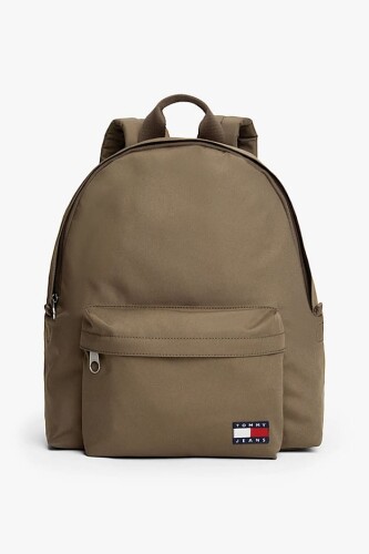 Erkek Ön Cepli Sırt Çantası - Kahverengi 