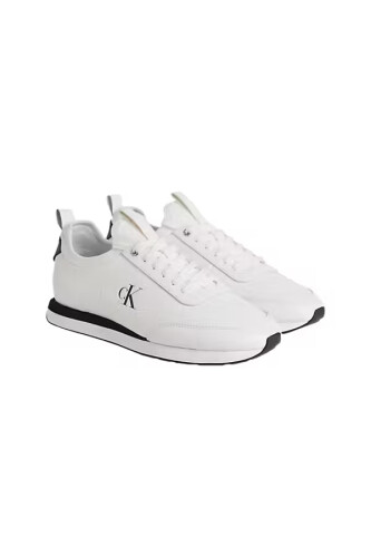Erkek Retro Koşu Tarzı Sneaker - Beyaz - Calvin Klein