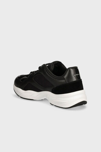 Erkek RETRO TENNIS LOW LACEUP MTL Sneaker Ayakkabı - Siyah 