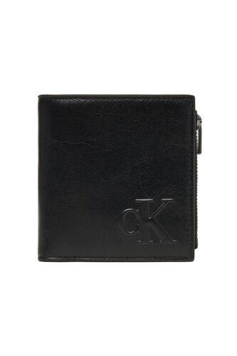 Erkek SCULPTED IMPRESSION COMPACT Fermuarlı Cüzdan - Calvin Klein