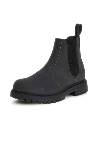 Erkek SIDNEY BEATLES Hakiki Deri Bot - Siyah 