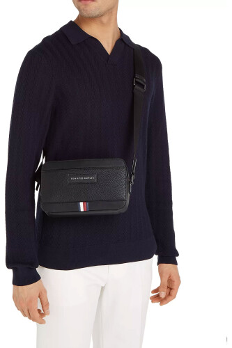 Erkek TH BUSINESS EW REPORTER Omuz Çantası - SİYAH 