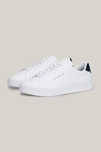 Erkek Th Court Grain Sneakers - Beyaz 