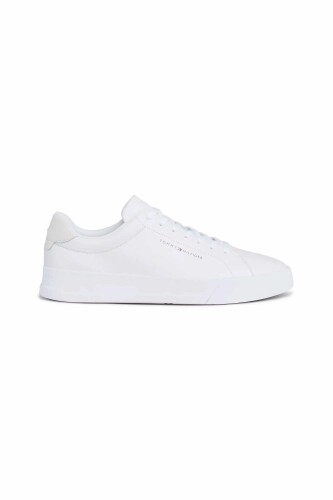 Erkek TH COURT LEATHER Sneaker-Beyaz 