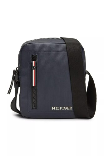 Erkek TH PIQUE Mini Muhabir Çantası - Mavi 