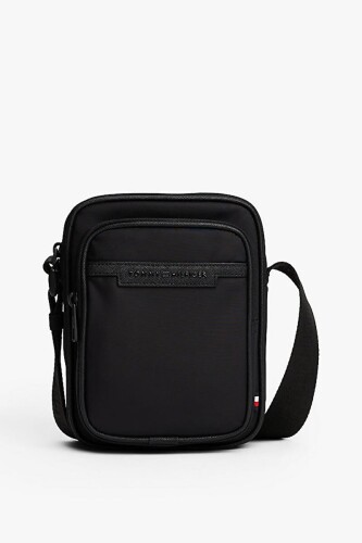 Erkek Th Repreve Logolu Mini Postacı Çantası - Siyah - Tommy Hilfiger