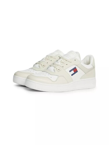 Erkek TJM Retro Basket ESS Sneaker Ayakkabı - Bej - Tommy Hilfiger