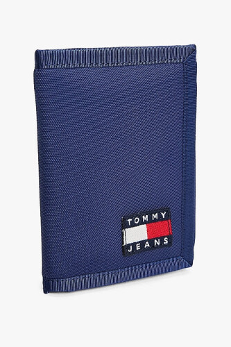 Erkek Tjm Trifold Cüzdan - Mavi 