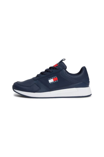 Erkek TOMMY JEANS FLEXI RUNNER Sneaker-Lacivert 