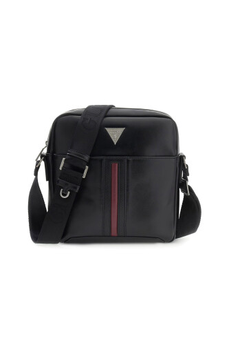 Erkek Torino Çapraz Askılı Çanta - Siyah - Guess
