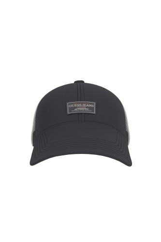 Erkek X Gj Vintage Trucker Şapka - Siyah 