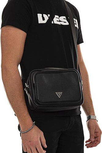 ErkekGuess Certosa Çapraz Vücut Çanta - Siyah - Guess