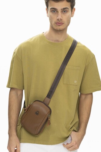 Floter Erkek Vücut Çantası-Taba 