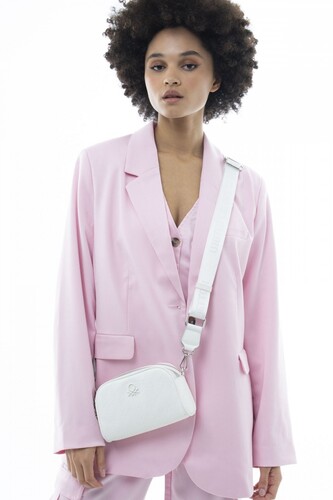 Graffiti Çapraz Çanta BNT_1072-Beyaz 