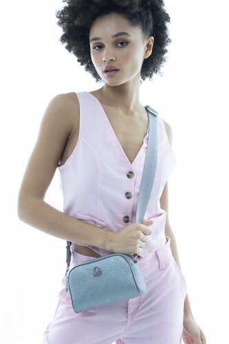 Graffiti Çapraz Çanta BNT_1072-Platin 